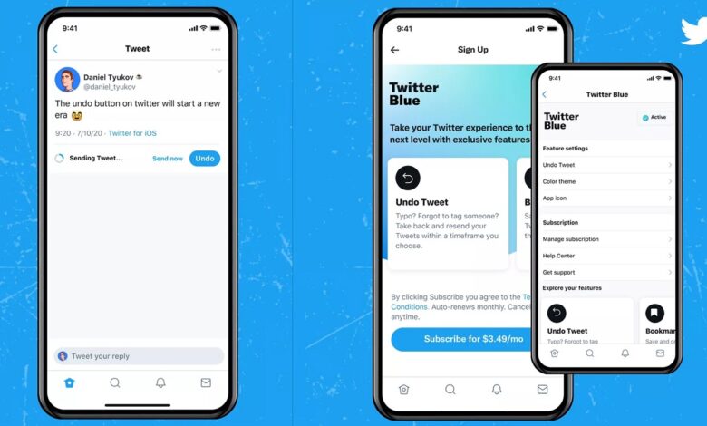 مميزات خدمة Twitter Blue من تويتر وكيفية الإشتراك فيها 2021