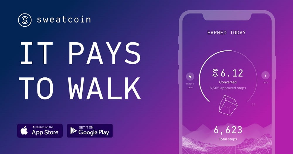 تحميل تطبيق المشي لربح المال Sweatcoin