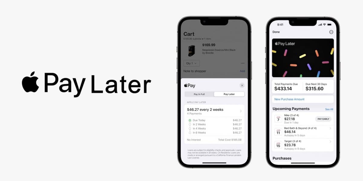 Apple Pay Later خدمة الشراء الآن والدفع لاحقاً بالتقسيط بدون فوائد