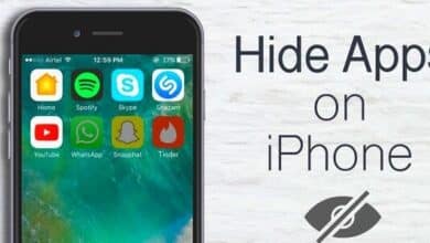 طريقة اخفاء التطبيقات في الايفون iOS 16