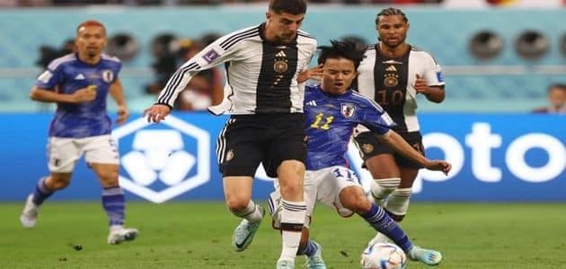 ألمانيا تتقدم بهدف إلكاي جوندوجان في مباراة اليابان كاس العالم