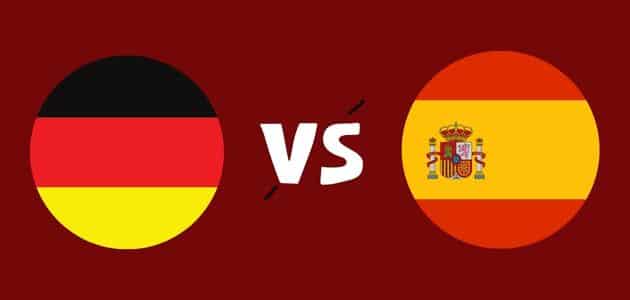 موعد مباراة أسبانيا وألمانيا