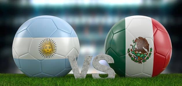 موعد مباراة المكسيك والأرجنتين