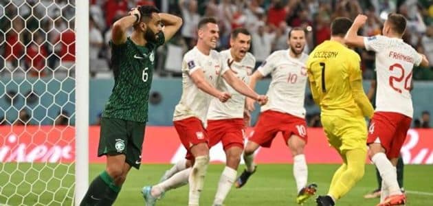 نتيجة ماتش السعودية ضد بولندا كأس العالم قطر