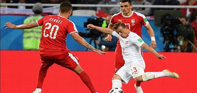 مباراة سويسرا وصربيا