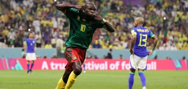هدف الكاميرون على البرازيل فينسنت أبو بكر في كأس العالم قطر 2022