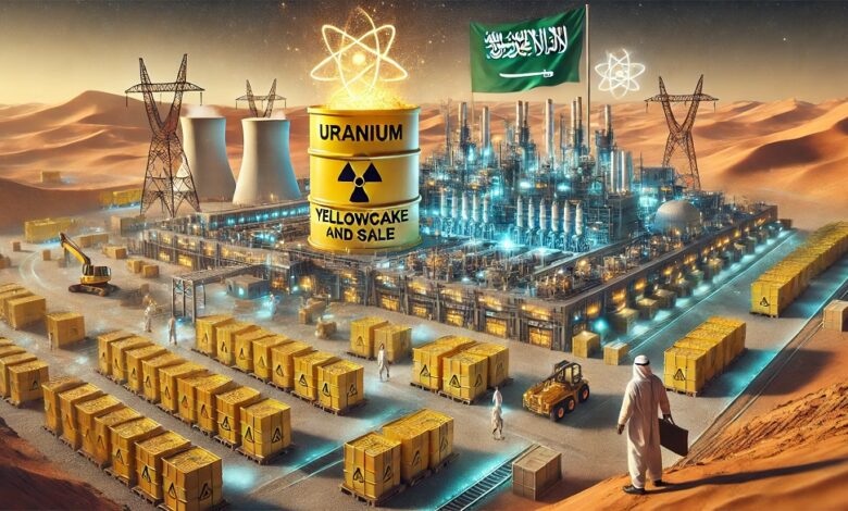 تخصيب وبيع اليورانيوم في السعودية إنتاج وبيع الكعكة الصفراء